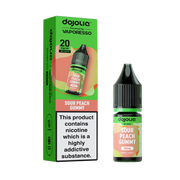 SOUR PEACH GUMMY 10ML DOJOLIQ BY VAPORESSO